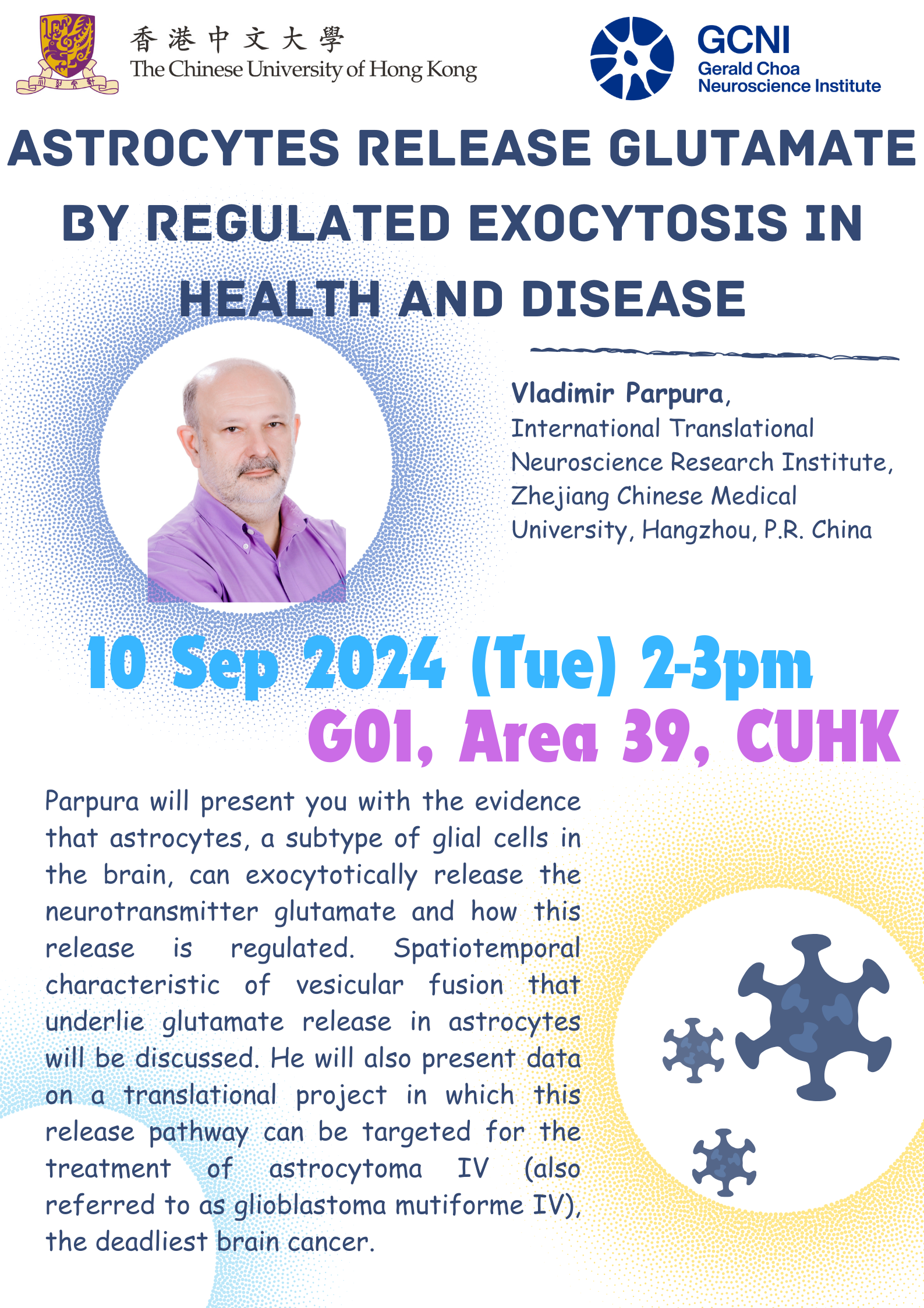 Seminar: Astrocytes release glutamate by regulated exocytosis in health and disease