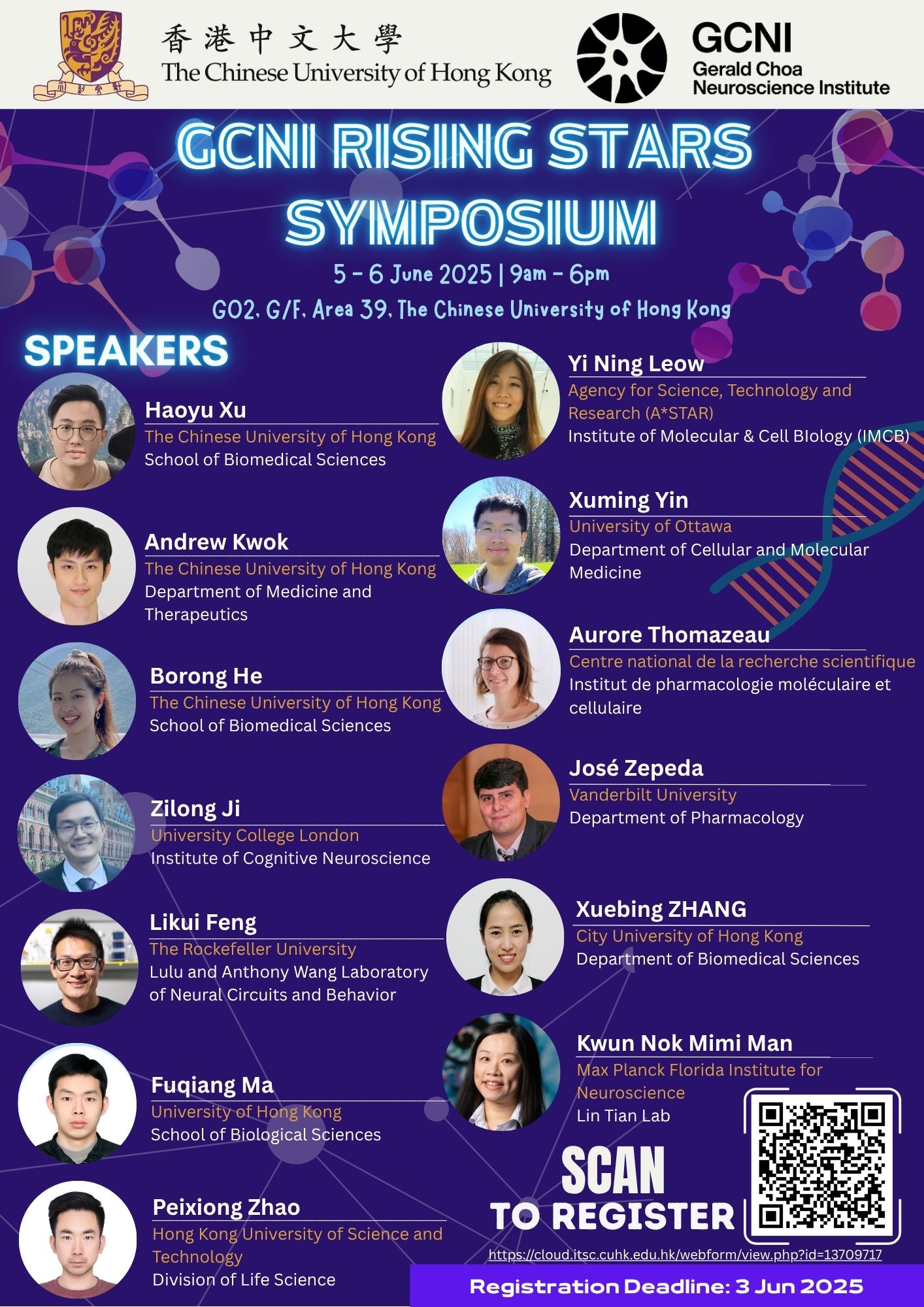 GCNI Rising Stars Symposium - 5 June 2025