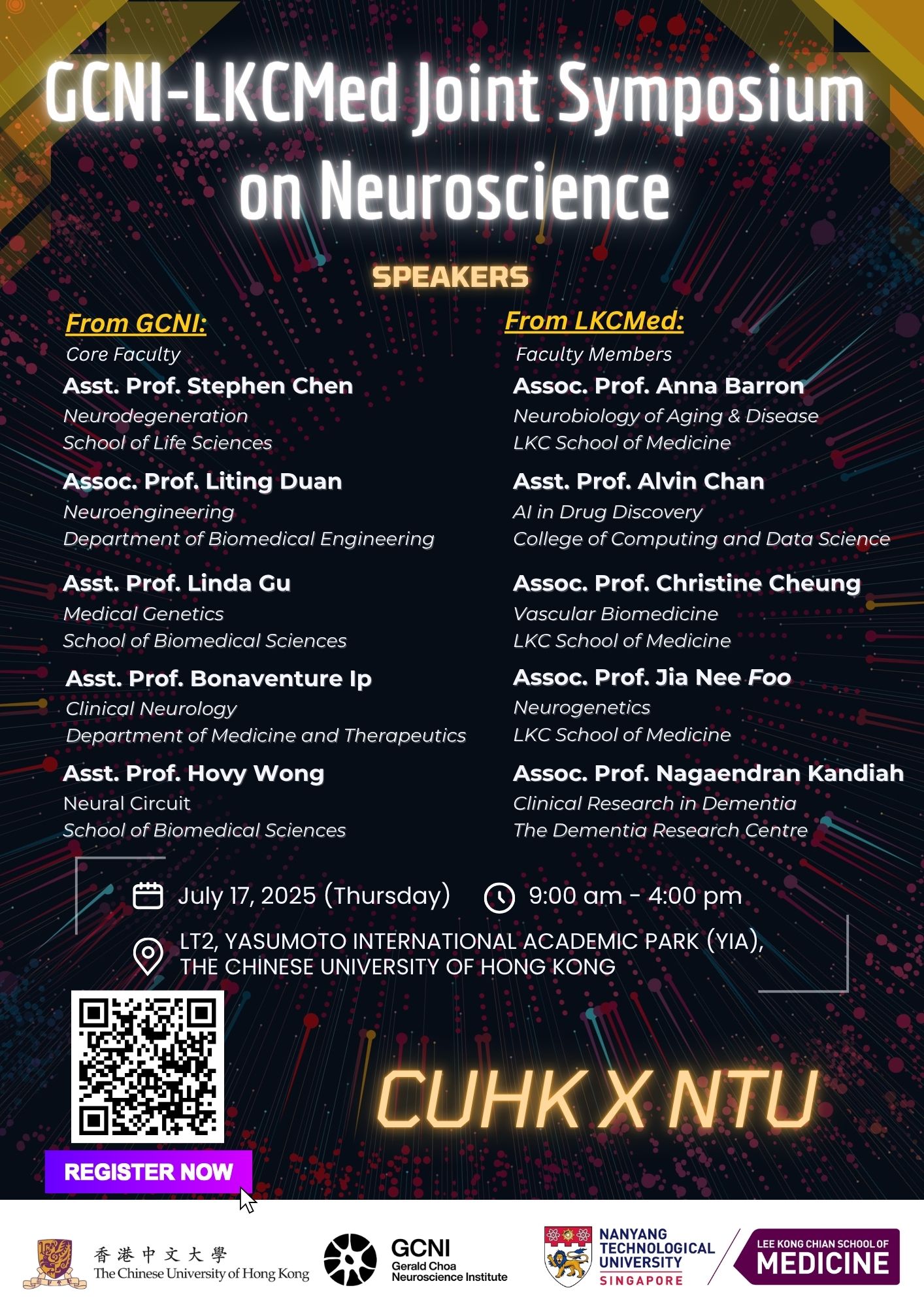 GCNI-LKCMed Joint Symposium on Neuroscience